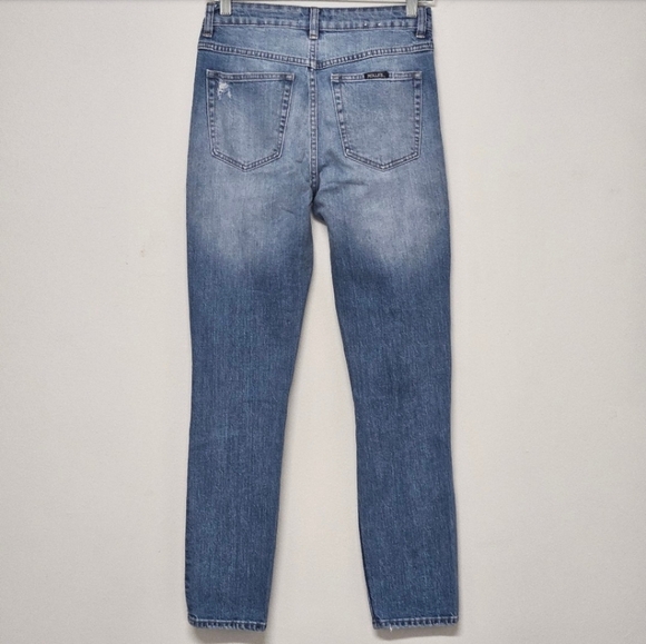 38 ROLLA'S MILLER SKINNY SIOXIE WORN DISTRESSED JEANS WOMEN'S SIZE 26 - Picture 3 of 14